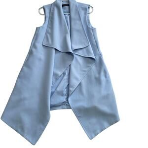 The Limited Woman's Light Blue long Vest Kimono Jacket size M